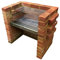 DIY Brick BBQ Kit with Heavy Duty Charcoal Grate & Chromed Grills - 67cm x 40cm