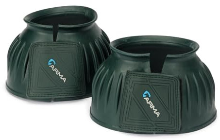 Shires Arma Touch and Close Hufglocken, 134 V, Grün, extra voll