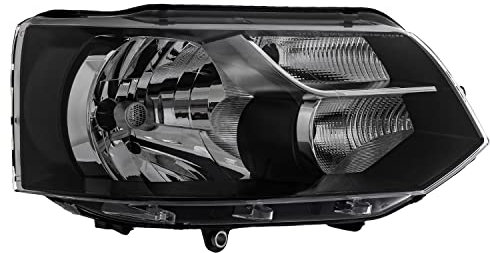 Scheinwerfer Hauptscheinwerfer Frontscheinwerfer rechts Schwarz H4/P21W mit Tagfahrlicht für Modell Transporter/Multivan T5 (7E/7F/7J/7H) Baujahr: 09/2009->>