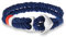 Wolflock Ankerarmband unisex schwarz & blau maritimer Schmuck Anker Edelstahl