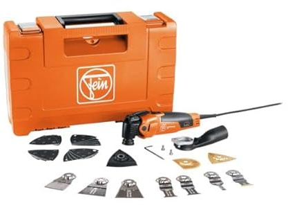 Fein 72296761241 Multimaster MM 500 Plus Top Oscillating Multi Tool with 30+ Accessories 110V