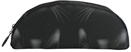 MONTOJ Schwarze Katzen mit verschiedenen Augen Muster Stifteetui Organizer Kosmetiktasche