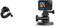 GoPro Halterung für große Stangen Überrollbügel mit Rohre Large Tube Mount Black & Front Saugnapfhalterung - Gebogene, vertikale Schnellspannschnalle, 2 x Schwenkarme, Rändelschrauben