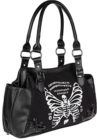 Banned Alternative Handtasche Skeleton Butterfly