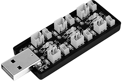 GTIWUNG 1S LiPo Batterie USB Ladegerät 3.7V / 4.20V 6 Kanal 1S LiHV Ladegerät für FPV Plus Batterie Micro JST 1.25 JST-PH 2.0 mCX mCPX Steckverbinder T577