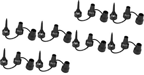 CLISPEED 8 STK Inflator-deflator-pumpendüsen Ersatzdüsen Für Luftbetten Elektrische Luftpumpendüsen Pumpendüsen Aus Kunststoff Zubehör Für Luftpumpen Fahrräder Aufblasbar Plastik Pumpenkopf