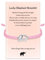 J.Endéar Elefant Armband für Damen Mädchen Silber 925 Handgefertigtes Kordelarmband Viel Glück Elefant Inspiration Schmuck Amulett Geschenk für Jungen, Rosa