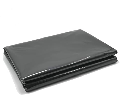 LINSOCLE Bache Noire Agricole, 2m X 6m Film Polyéthylène Noir de Bonne Qualité, Bache Jardin Anti Mauvaise Herbes, 4mil Film Plastique Noire pour Couvrir Les Jardin