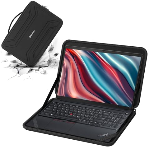 Smatree 15.6 Inch Laptop Case for Lenovo Thinkpad E15, IdeaPad Pro 5, Legion 5, Hard Protective Case, Water Repellent, Slim Carrying Case, Everyday Use, Travel, Business