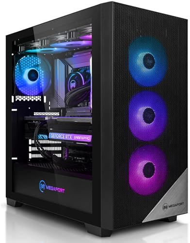 Megaport Gaming PC Intel Core i7-14700KF • Windows 11 • GeForce RTX4060TI 16GB • 32GB DDR5 • 1000GB M.2 SSD • Wasserkühlung • WLAN • Gamer pc Computer Gaming rechner
