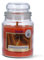 Magic Lights - Kerze im Glas 510 g Orange Zimt mit pflanzlichem Wachs min. 75% - Docht aus natürlichem Holz, der knistert, hergestellt in Italien