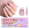 BeauFairy Nail Tips Set, 150 PCS Nail Tips for Acrylic Nails, Full Cover French Ballerina Nail Tips Fake Nails, Soft Gel Fake Nails Tips, Soak Off Fake Nail for Nail Tips Art Salons and Home DIY, 019