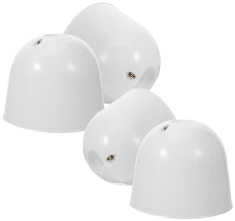 Amosfun Pendant Fan Bottom Canopy 2 Pack Ceiling Fan Canopy in Plastic for Easy Installation