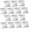 PHENOFICE 200St Silberfolie silbernes Blatt Dekorationsfolienblätter Frischhaltefolie, Plastikfolie Silberdekor wandverkleidung Wand polsterung bettwäsche Folienblatt Vergoldungsfolie Silver