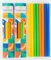 Pailles réutilisables en plastique, lot de 8 pièces, design ouvrable pour un nettoyage facile, 2 pièces pour 4 couleurs, lavables au lave-vaisselle (mix colour)