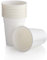 Persy Party Reusable Beer Pong Cups for Party (50 Pack) - Colourful Easy Grip 16oz Plastic Cups - BPA-Free & Shatterproof Plastic Drinking Cups for Beer, Cocktail, Soda & Cold Drinks - White