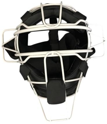 Dickly Baseball-Catcher-Helm mit Gesichtsmaske, Draht-Gesichtsschutz, Softball-Helm für Männer und Frauen, Schwarz