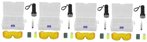 ABOOFAN 4sets Comprehensive Car Ac Leak Test Uv Dye Leak Detection Kit Flashlight for Ac System