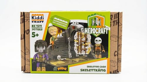 KIDDICRAFT KC1511 Dungeon Skelett-Käfig - Klemmbausteine