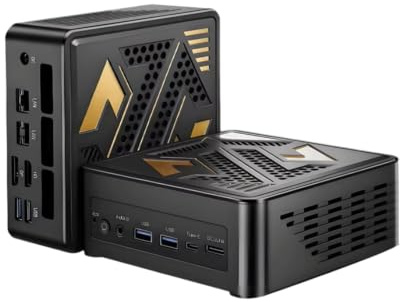 FakestarPC Metal AI Mini Gaming PC, Ryzen 9 7940HS Processor, OCuLink, puerto USB4, Dual 2.5G LANs, 2×NVMe, WiFi6E, Win11 Mini Computer No RAM No SSD