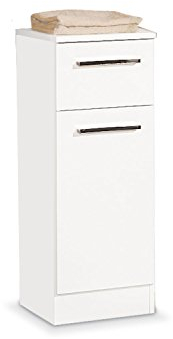 Unterschrank Badezimmerschrank Kommode | Weiß Hochglanz