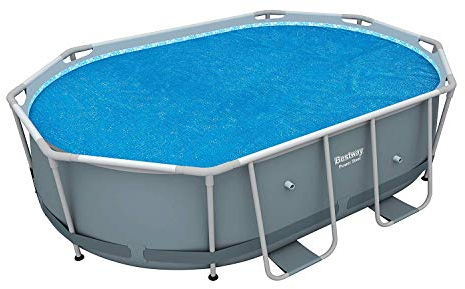Bestway 58503E Bâche solaire diamètre 455 cm pour piscine hors sol ronde Hydrium™ 466 x 120 cm