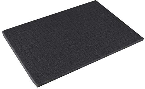 HMF 1451-10 Alfombrilla de espuma de rejilla, 440 x 315 mm, para mesa, para maleta, altura: 10 mm