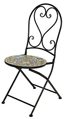 Wind & Weather Mosaik-Stuhl, Modell Prag für den Außenbereich