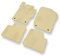 Mossa - Fußmatten Auto kompatibel mit Mercedes-Benz M Klasse W164 (2005-2011) - Premium Velours beige Automatten Autoteppiche 1