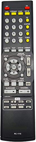 Calvas New AV Amplifier Remote Control for DENON RC-1115 AVR-1404 1804 2105 2106 150 1601