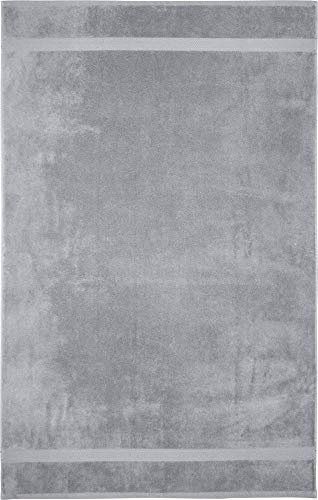 Erwin Müller Badetuch Friedrichshafen 100% Baumwolle hellgrau Größe 100x150 cm - Premium-Qualität, unvergleichlich saugfähig, hautsympathisch, formstabil (weitere Farben)