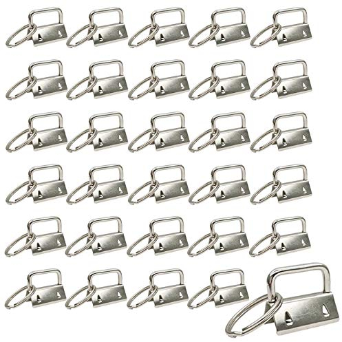 HAOBIN SchlüSselanhäNger Hardware Schwanzclip Verwendet FüR Lanyards,Andere Handgefertigte Handwerkliche Clip-Tags,Kann Ca. Mit SchlüSselring,30 StüCk