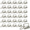 HAOBIN SchlüSselanhäNger Hardware Schwanzclip Verwendet FüR Lanyards,Andere Handgefertigte Handwerkliche Clip-Tags,Kann Ca. Mit SchlüSselring,30 StüCk