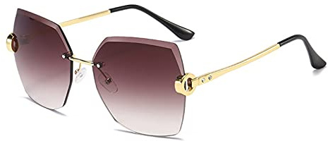 KUNIUO Luxus Sonnenbrille Damen Mode Schwarz Retro Sonnenbrille Für Frauen Vintage Lady Sommer Stil Sonnenbrille Frau Berühmte Uv400-C4