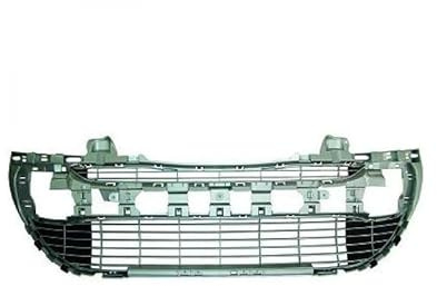 Grille de pare-choc avant centrale grise compatible avec Peugeot 308 1 phase 1 2007-2011