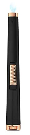 Colibri Aura Jet Flame Kerzenanzünder | Langes Stabfeuerzeug Mit Grosse Reichweite | Luxuriösem Finish Und Metallkonstruktion | Breite Flamme | Nachfüllbar Mit Butan, Nicht Enthalten | Geschenkbo