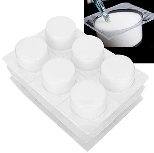 Tattoo Pin Reinigungsbecher, 18 Stück Einweg Tattoo Pin Dip Foam Pin Kopf Reinigungsbecher Tip Rinse Dip Clean Supplies Tattoo Zubehör
