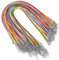 Necklace Cord, 50PCS Waxed Bracelet String with Lobster Clasp 2mm Necklace Chains for Jewellery Making Bracelet DIY Necklaces Pendants Multicolor