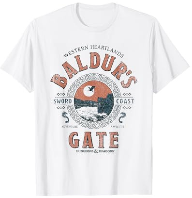 Dungeons & Dragons Adventure Awaits at Baldur's Gate Maglietta