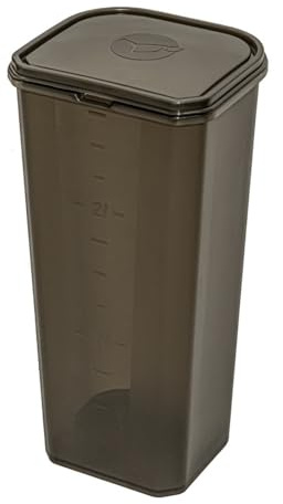 Korda Spare Kontainer 3L, Luft- und Wasserdichter Köderbehälter für Karpfenangeln, Stapelbarer Partikel und Boilie Container mit 0,25L Messskala für Spod Mixe