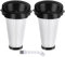Rebirthcare 2 filtros aspiradora para Rowenta RH7221WO RH7233WO RH7237WO RH6921WO RH6933WO RH6971WO RH6974WO batería Filtro de repuesto Accesorios Reemplazo ZR005202