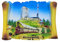 Brocken Harz Berge Deutschland Kühlschrankmagnet Souvenir Kühlschrank Dekoration 3D Magnetaufkleber Handbemalt Handwerk