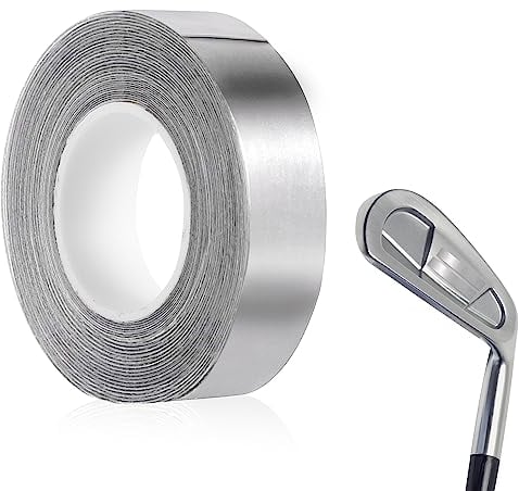 LUTER 1 Gramm/Zoll Bleiband für Pickleball-Paddel, 1,27 x 254cm Bleigewichtsband für Golf Bleiband Selbstklebend Golf Bleiband für Tennisschläger Golfschläger Pickleball