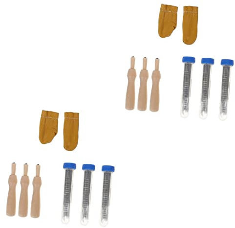 EXCEART 2 Sätze Sie das Nadel Werkzeug Filznadeln Nadeleinfädler Werkzeug aus Wollfilz Bastelwerkzeuge zum Filzen selber Machen Schlagloch Lanzette Wollnadel stechende Nadel Metall