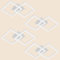 Homefire Deckenlampe LED Deckenleuchte Küche - 4er Modern Flurlampe 24W Wohnzimmerlampe Design Küchenlampe Warmweiß Schlafzimmerlampe Flur Deckenbeleuchtung Eckig Weiß für Schlafzimmer Wohnzimmer