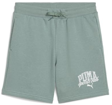 PUMA Jungen Class Shorts TR B Gestrickte Shorts, Green Moon, 140