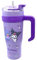 Many Rainbows Kuromi Devil - Vaso aislado de acero inoxidable con tapa, popote y asa, 1200 ml, tamaño XL
