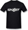 NUO YI JIA Men's Skillet Band Logo T Shirt Black L