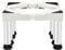 MiSMiAO Base de réfrigérateur de 8 pieds, largeur réglable en longueur,convient aux appareils statiques tels que réfrigérateur, climatiseur externe, sèche - linge, etc.[39-42cm ]