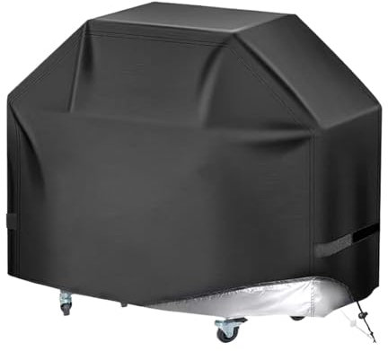Cubierta para barbacoa para barbacoa para exteriores, funda resistente para barbacoa de 58 pulgadas, funda protectora resistente a la intemperie, grande, ajustable, accesorios para exteriores